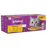 Whiskas Poultry Feast in Jelly Pouches 1+,