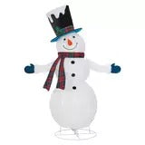 Snowman Family Set of 4 With 600 LED Lights 4ft