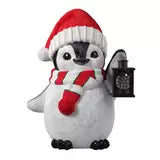 Penguin Greeter with Lantern 2ft