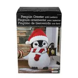 Penguin Greeter with Lantern 2ft