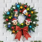 Disney Christmas Wreath with 50 LED Lights, 26"