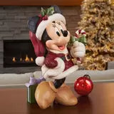 Disney Traditional Holiday Minnie hand Painted Statue