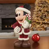 Disney Traditional Holiday Mickey hand Painted Statue