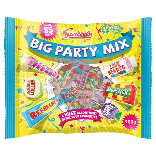 Swizzels Big Party Mix Sweet Bag 900g  Swizzels Big Party Mix Sweet Bag 900g