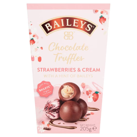 Baileys Chocolate Truffles Strawberries & Cream Box 205g